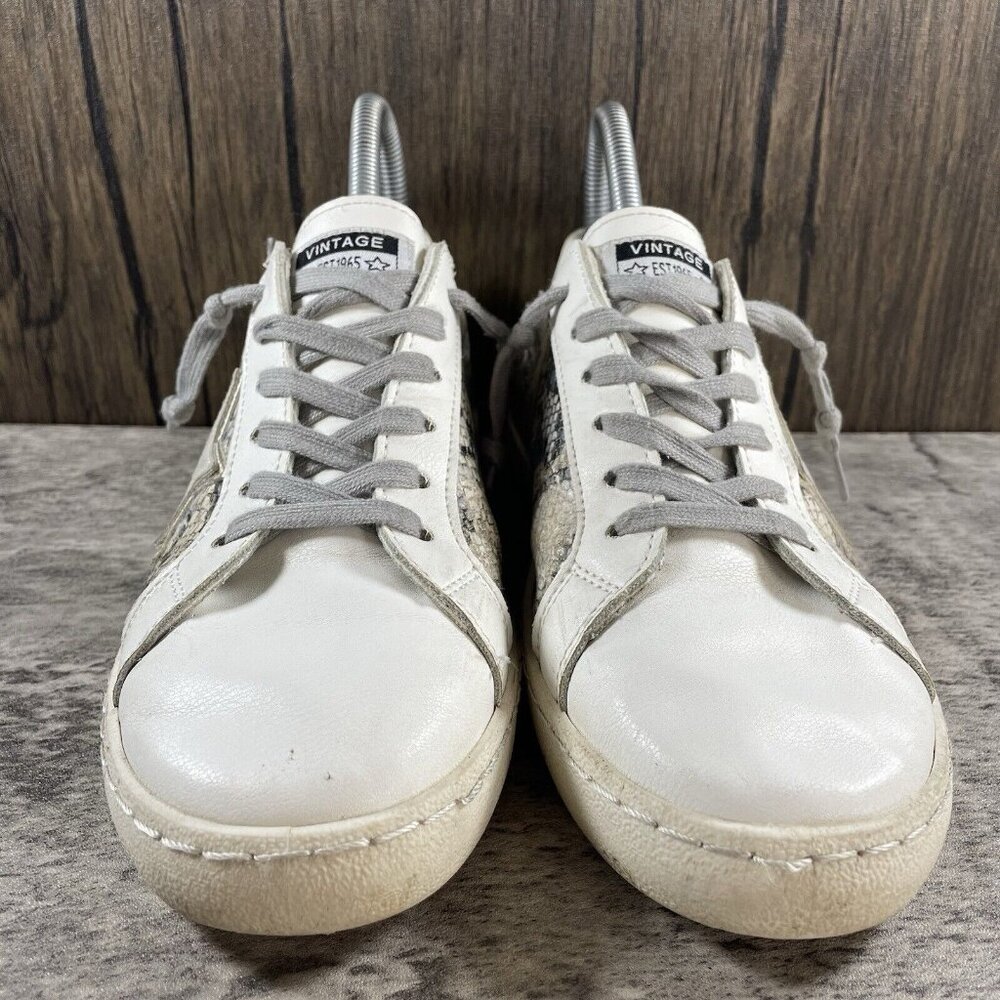 Vintage Havana Bianca Gold Snake Multi Fashion Sneakers Women Size 7.5 Shoes - Picture 5 of 10